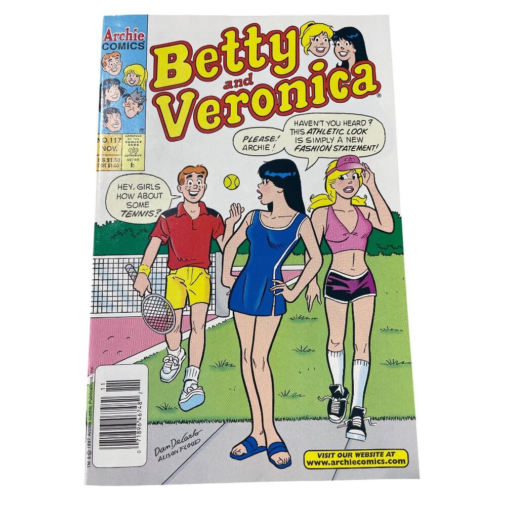 Archie Comics Betty and Veronica #117 Nov. 1997 Dan DeCarlo Art Bagged Boarded